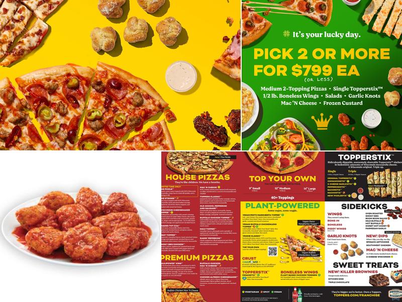 Toppers Pizza Menu
