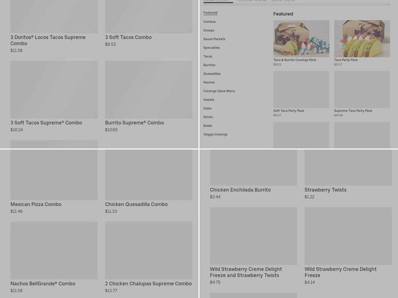 Taco Bell Menu