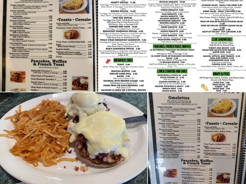 Bob's Diner Menu