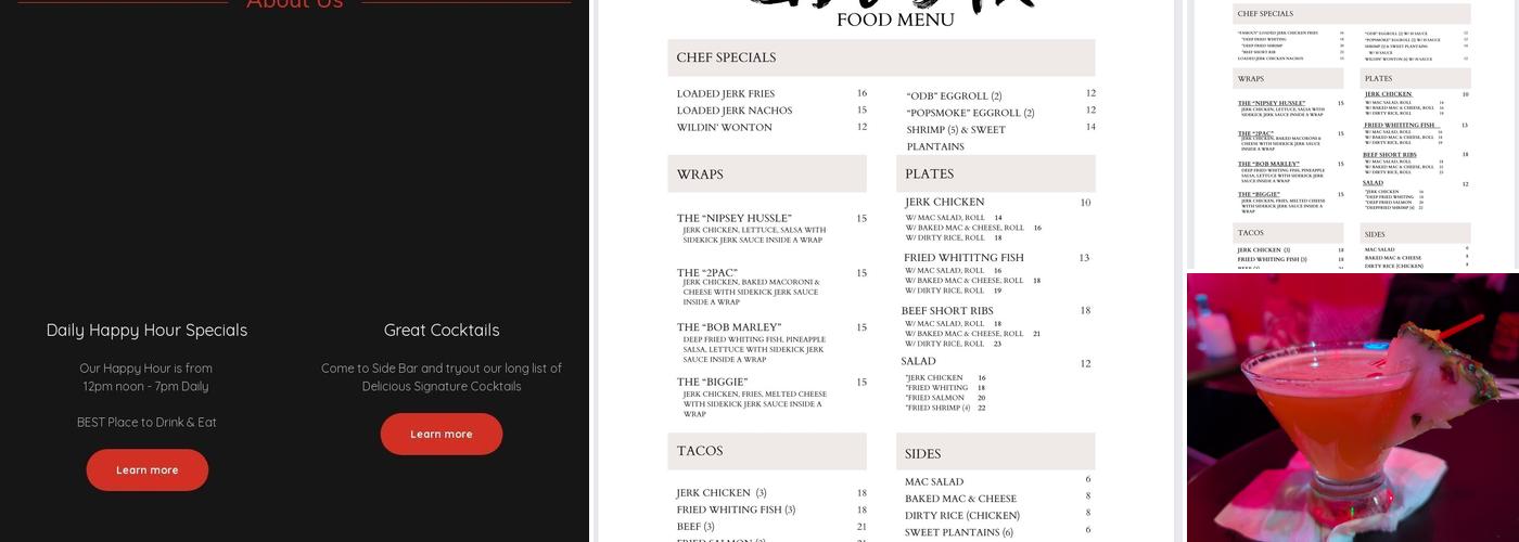 Side Bar Menu