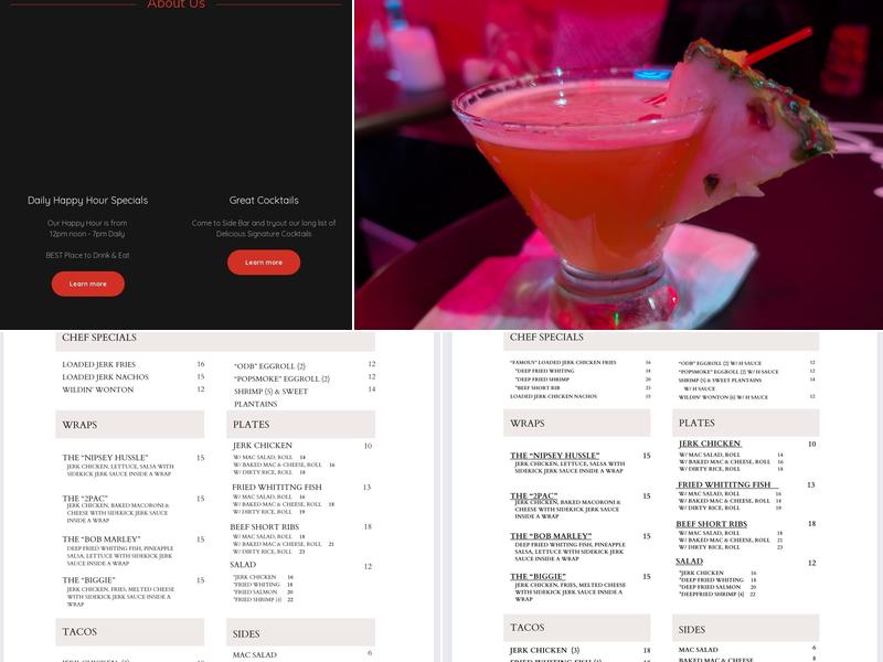 Side Bar Menu