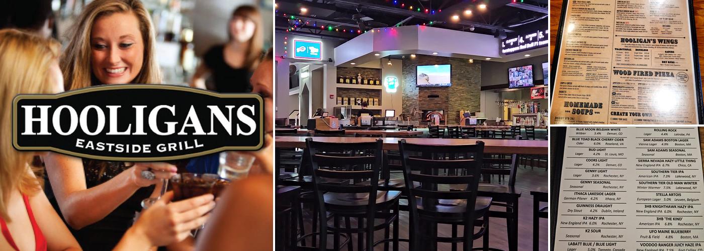 Hooligans Eastside Grill Menu