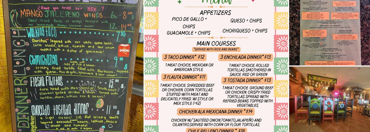 Los Compadres Menu