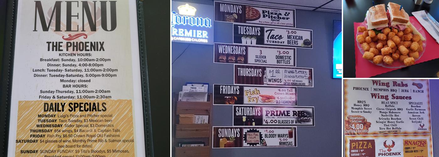 Phoenix Restaurant Menu