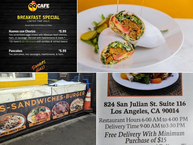 QQ Cafe California Chicken Menu