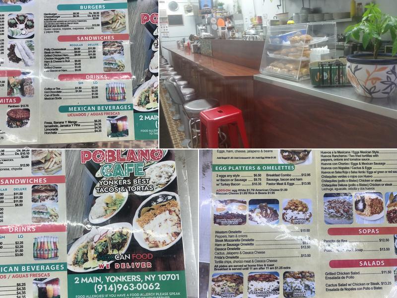 El Poblano Cafe Menu