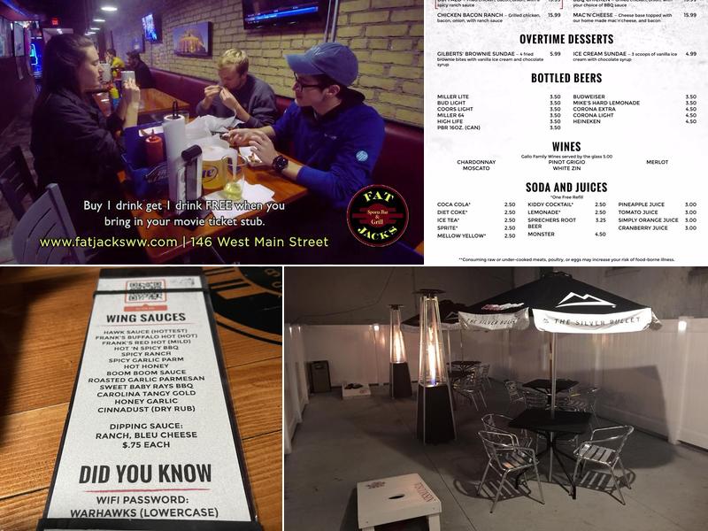 Fat Jacks Sports Bar & Grill Menu