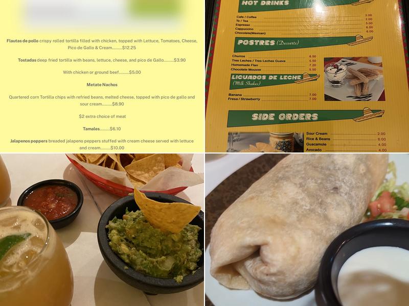 Metate Menu