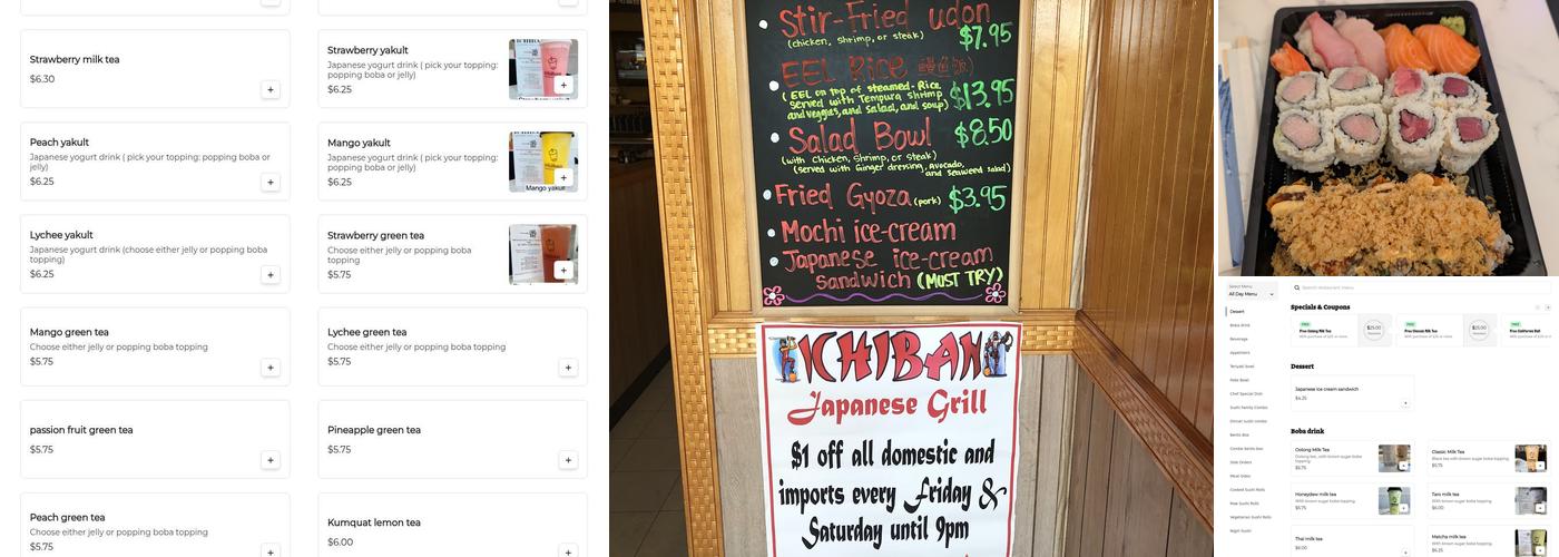 Ichiban Japanese Grill Menu