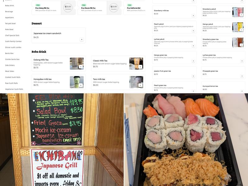 Ichiban Japanese Grill Menu