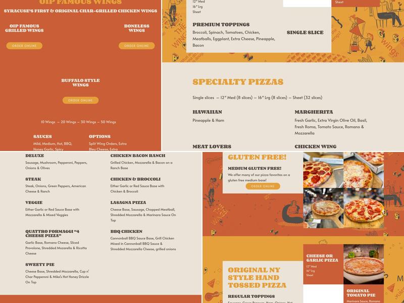 OIP-Original Italian Pizza Menu