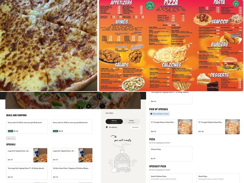 Wings Over Syracuse Menu