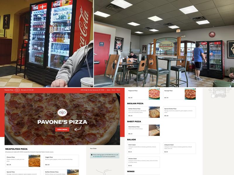 Pavone's Pizza & Eatery Menu