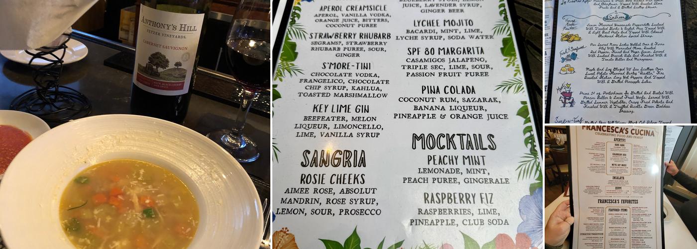 Francesca's Cucina Menu
