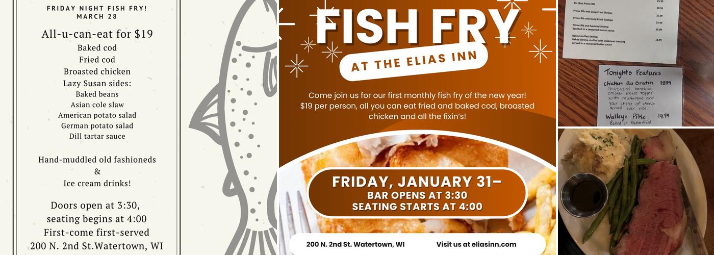 The Elias Inn Supper Club Menu