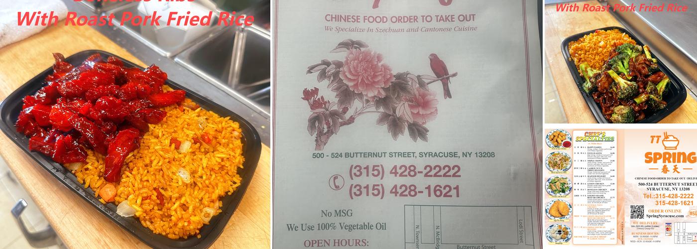 Spring Menu