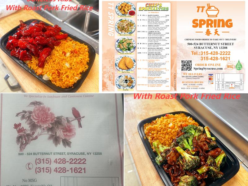 Spring Menu