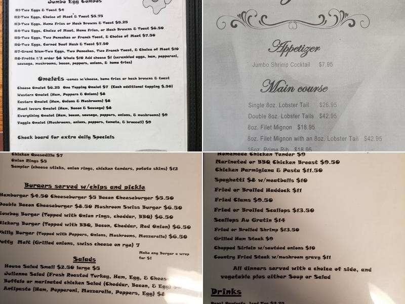 Cook's Village Diner Menu
