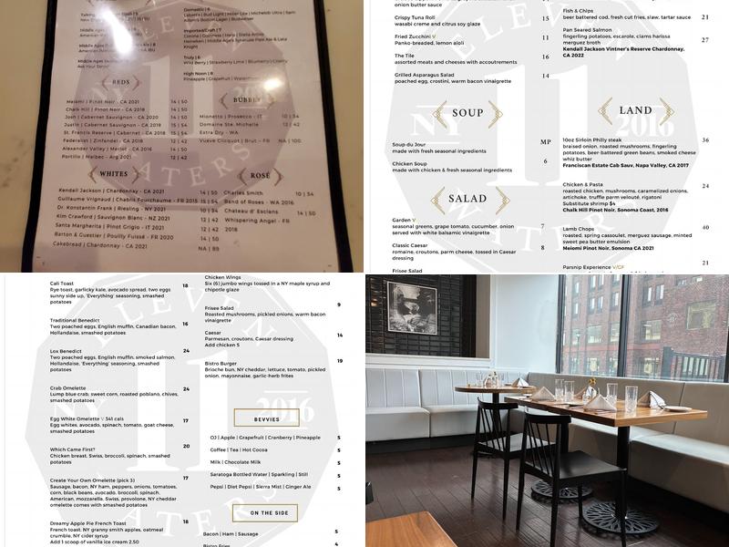 Eleven Waters Menu