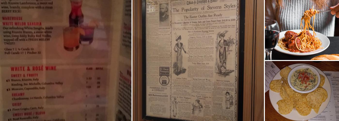 Spaghetti Warehouse Syracuse Menu