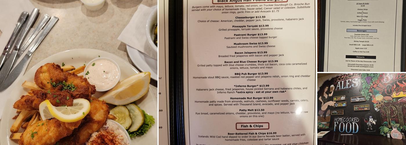 The Brick Oven Pub Menu