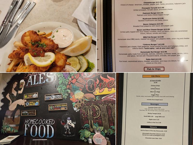 The Brick Oven Pub Menu