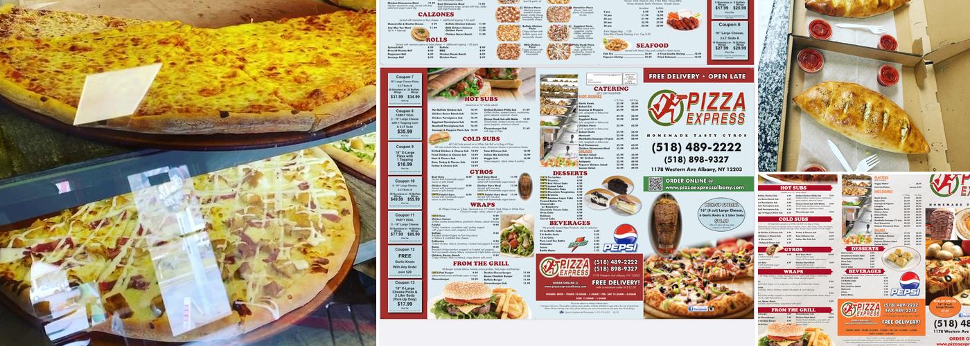 Pizza Express Menu