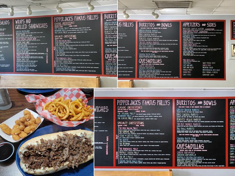 Pepper Jack's Menu