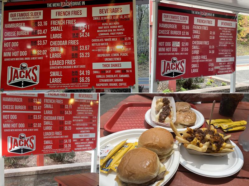 Jack's Drive-In Menu