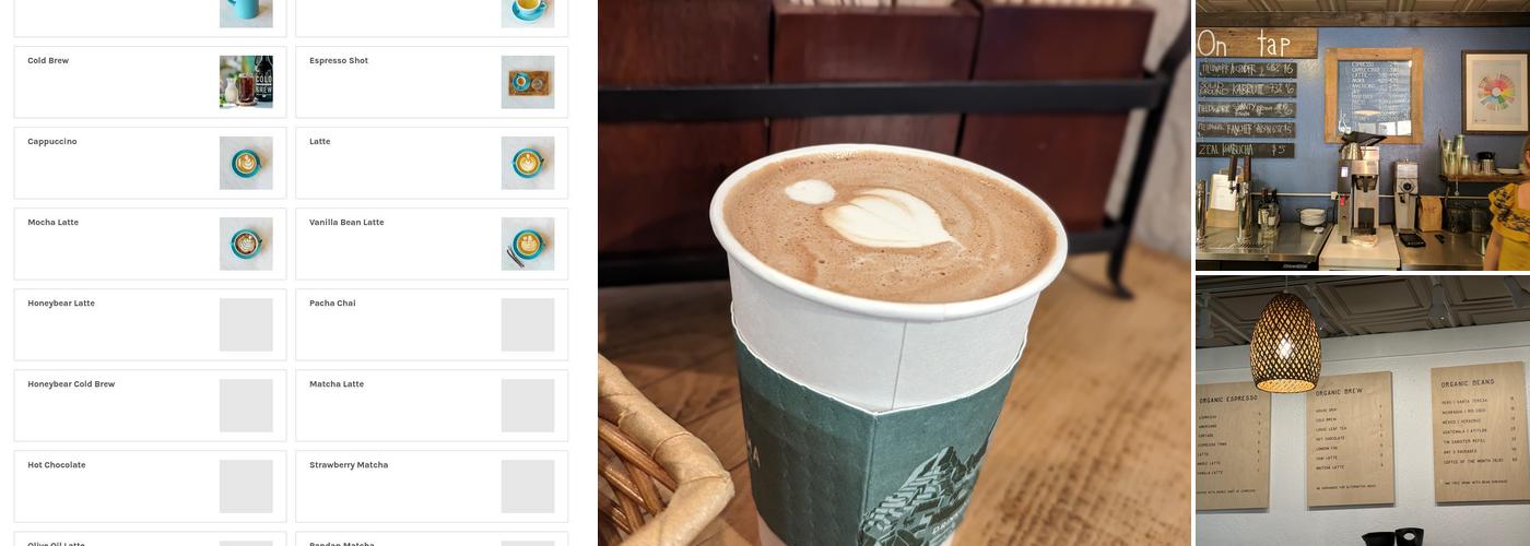 Pachamama Coffee Menu