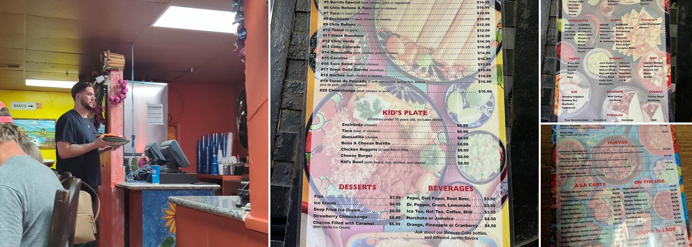 El Gallo Restaurant Menu