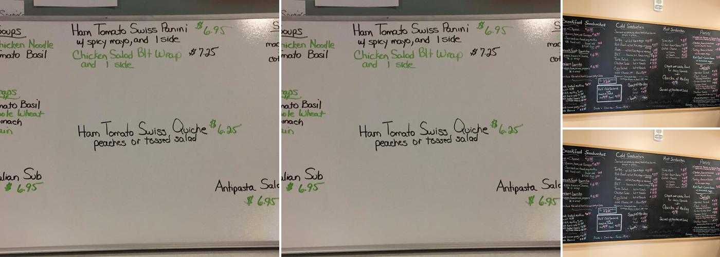 Courthouse Cafe Menu