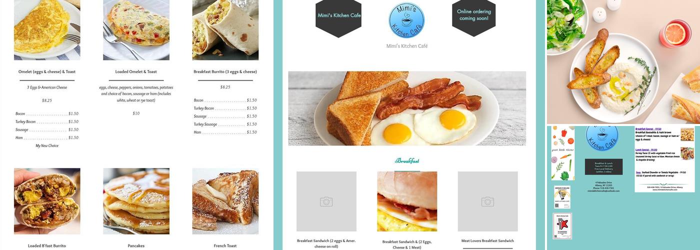 Mimi's Kitchen Café Menu