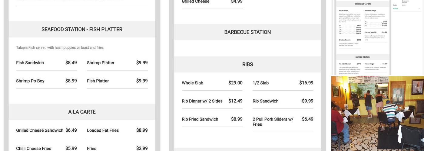 Lighthouse Café Menu