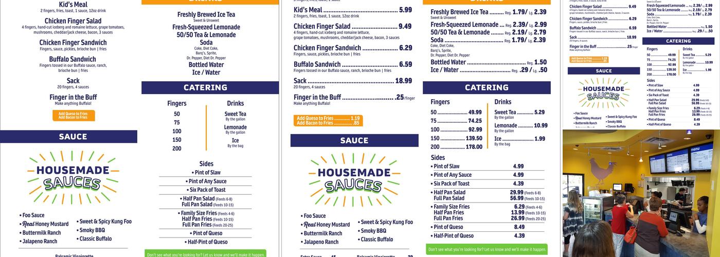 foosackly's - Saraland Menu