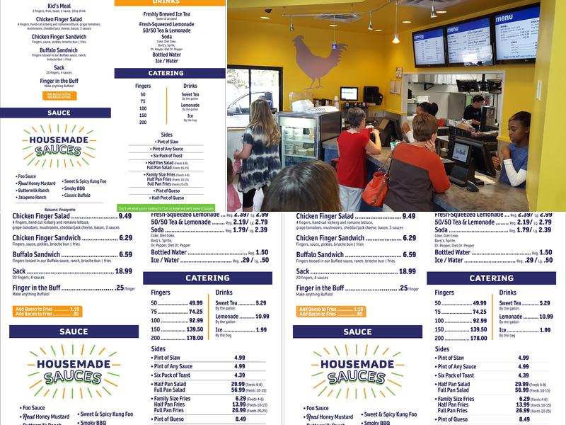 foosackly's - Saraland Menu