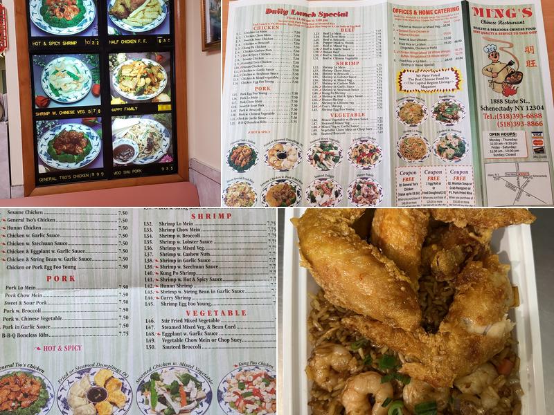 Ming's Restaurant Menu