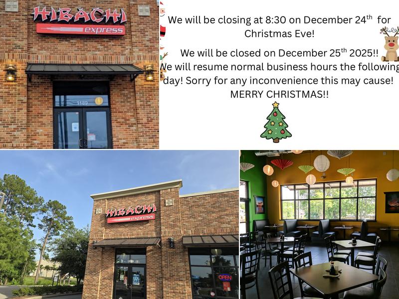 Hibachi Express 1189 Industrial Pkwy, Saraland