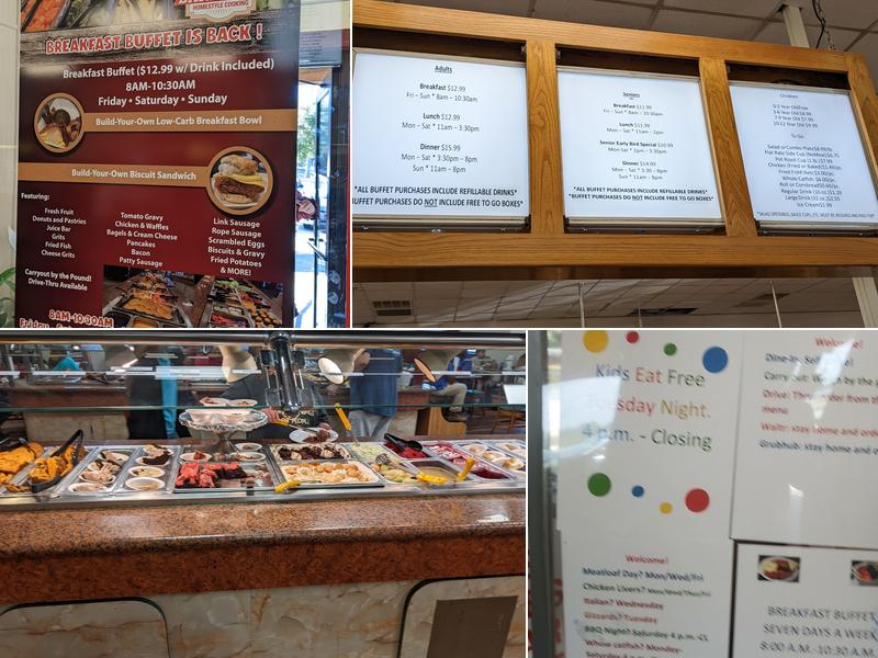 Barnyard Buffet Menu