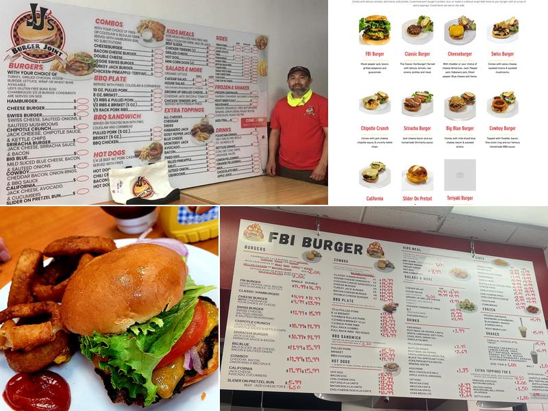 FBI BURGERS Menu