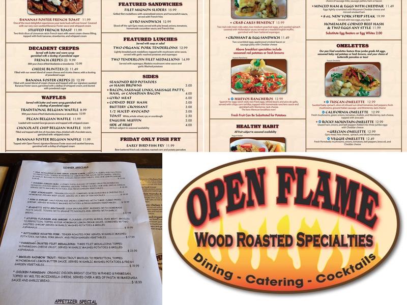 Open Flame Menu