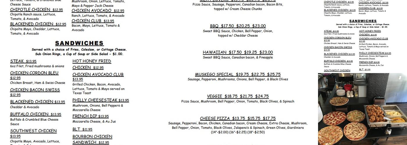 The P&B Station Menu