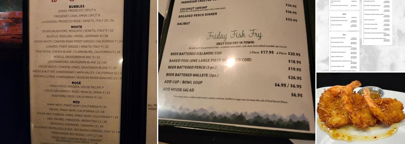 Sandra's on the Park Menu