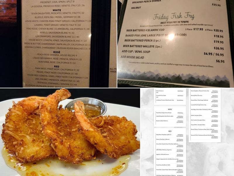 Sandra's on the Park Menu