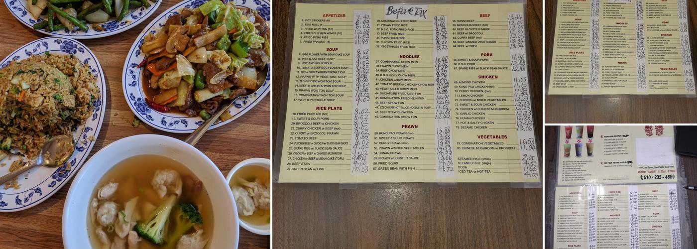 China Express Restaurant Menu