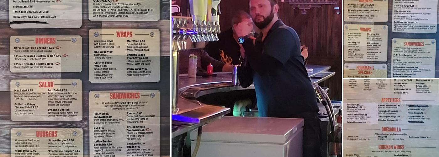 Pourman's Pub & Grill Menu