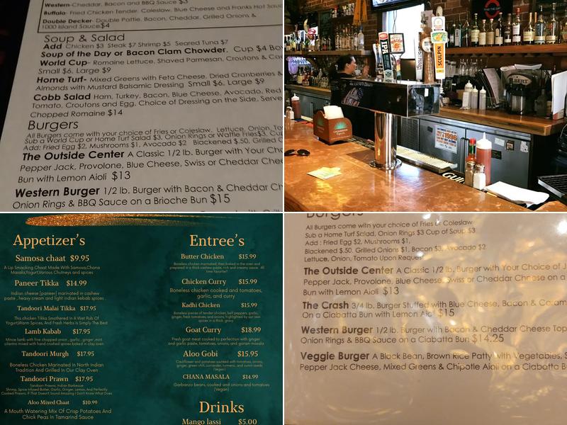 Up & Under Pub and Grill Menu