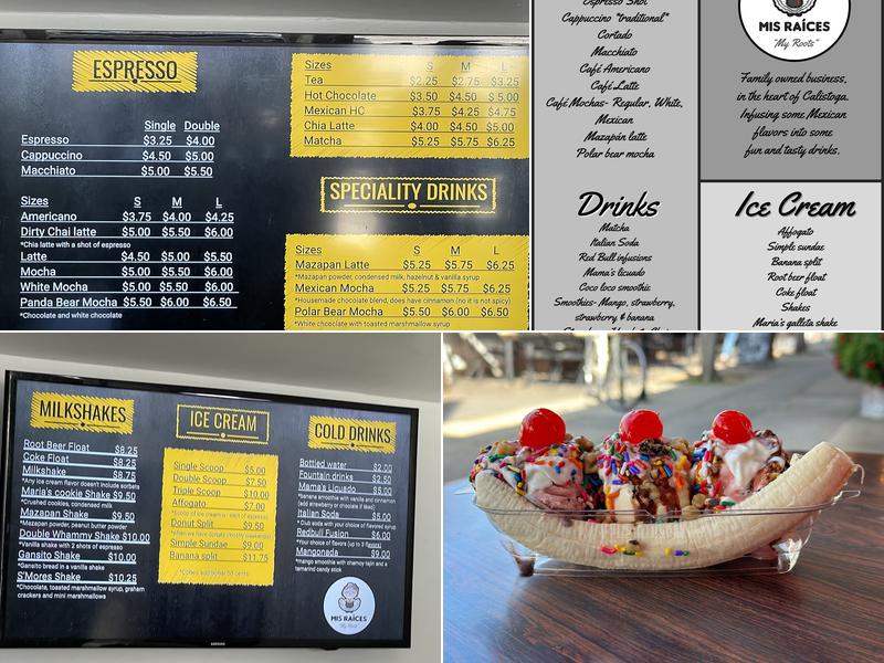 Mis Raices Menu