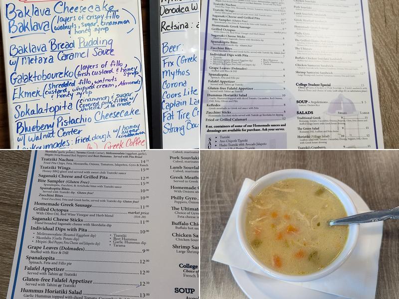 Tzatziki Greek Grill Menu