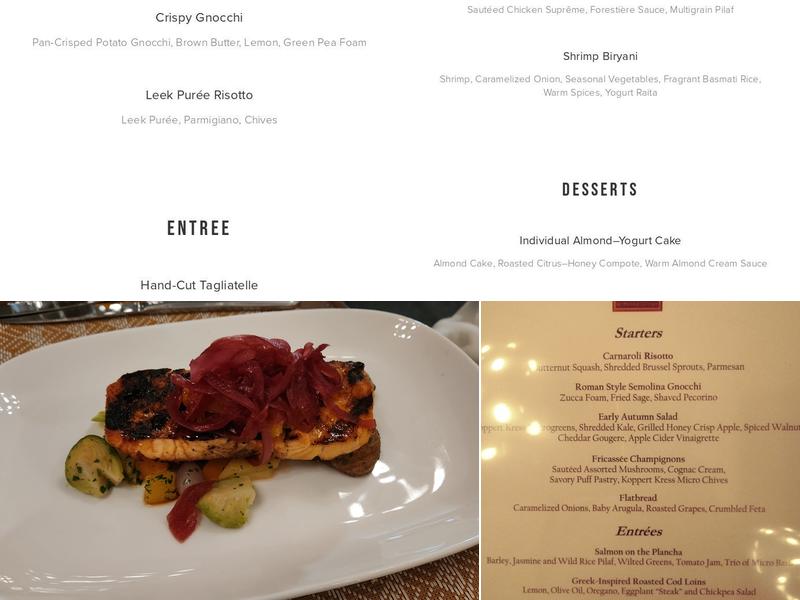 Dining Lab Menu